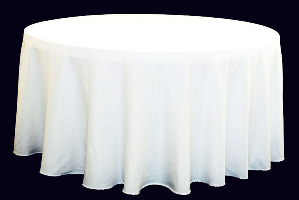 high top table with tablecloth