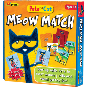 pete the cat meow match game