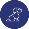 icon of sitting dog