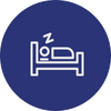 icon of person sleeping in bed