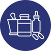 icon of different herbal supplement bottles and bitters