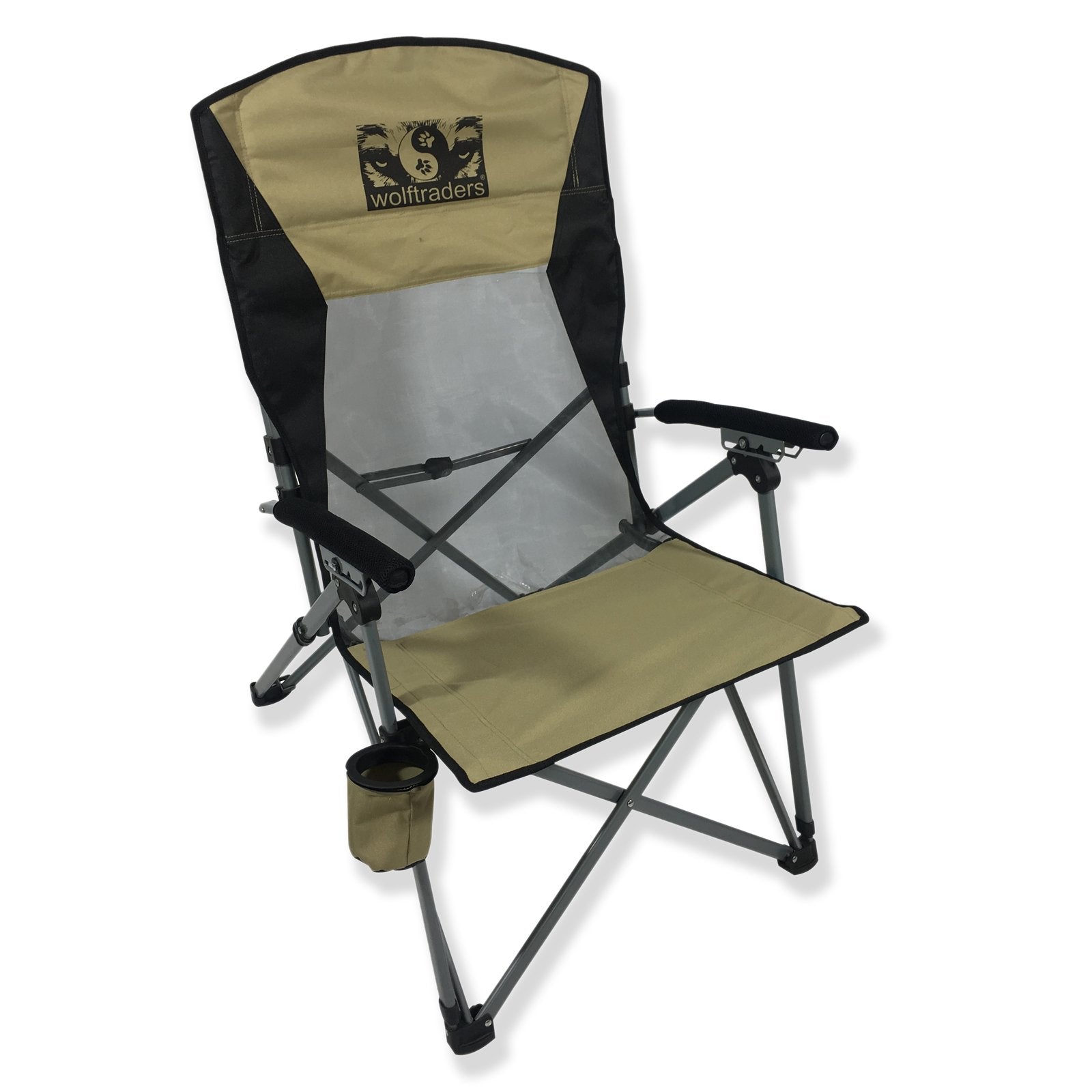 high back camping chair