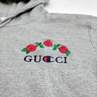 champion rose hoodie gucci