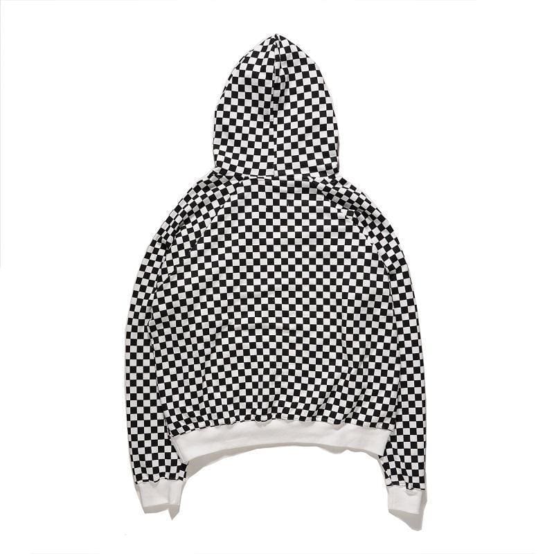 checkerboard hoodie