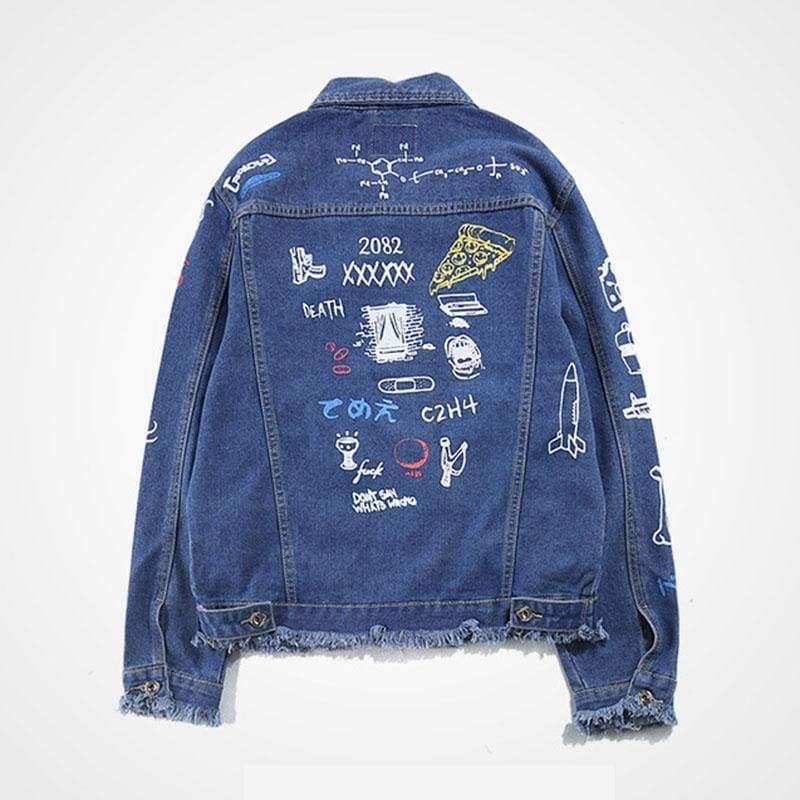 Graffiti Denim Jacket - Streetgarm