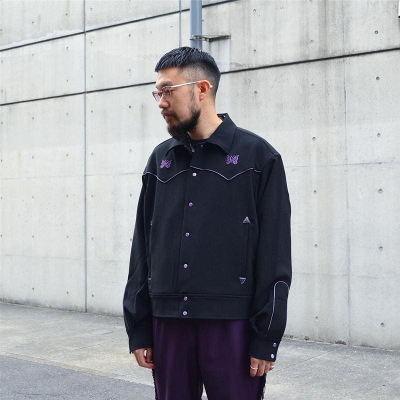 ルソン】 22ss needles sport jacket black ニードルス dj9mV