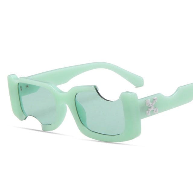 off white blue sunglasses