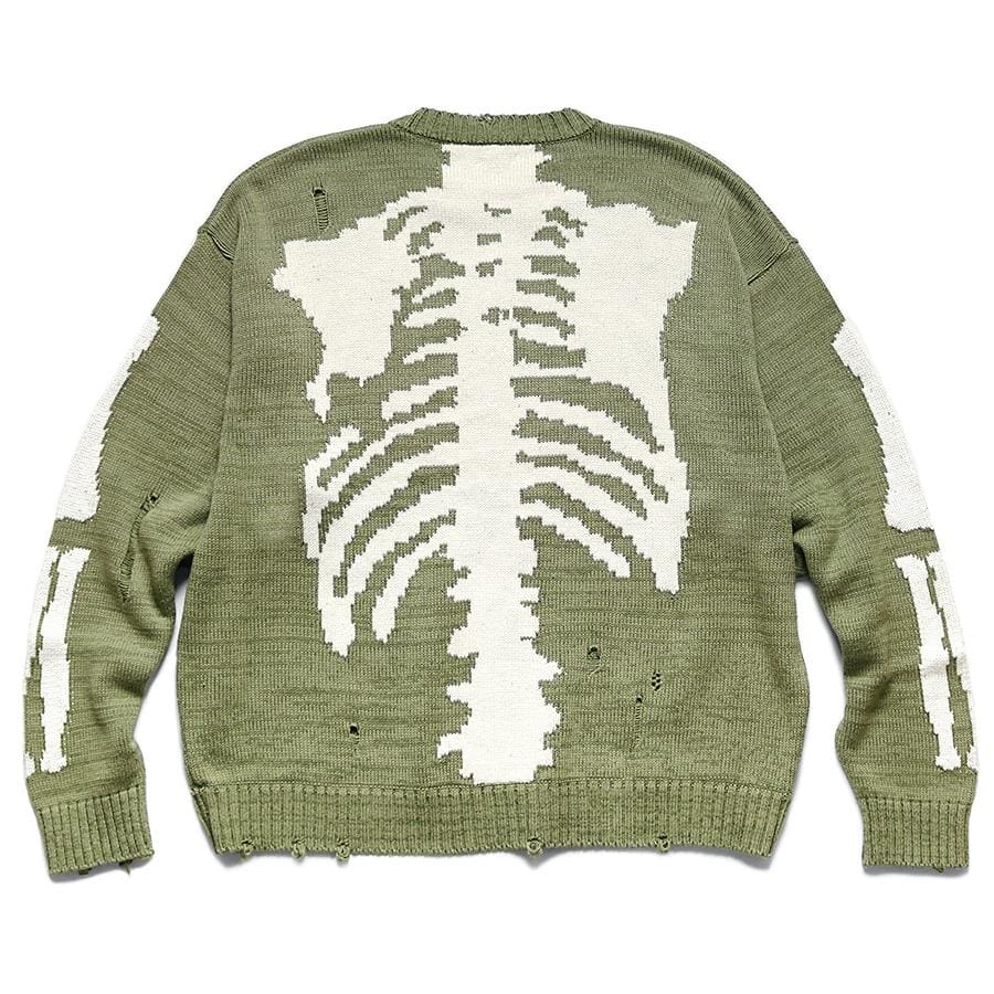 Skeleton Knit Sweater Streetgarm