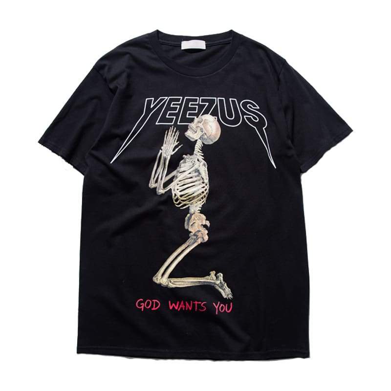 Yeezus Skeleton T Shirt Streetgarm