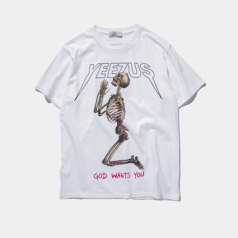 yeezus skeleton shirt