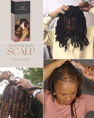 Cryotherapy Scalp Roller to keep the scalp healthy for Locs, Braids, Sisterlocks, Dreadlocks