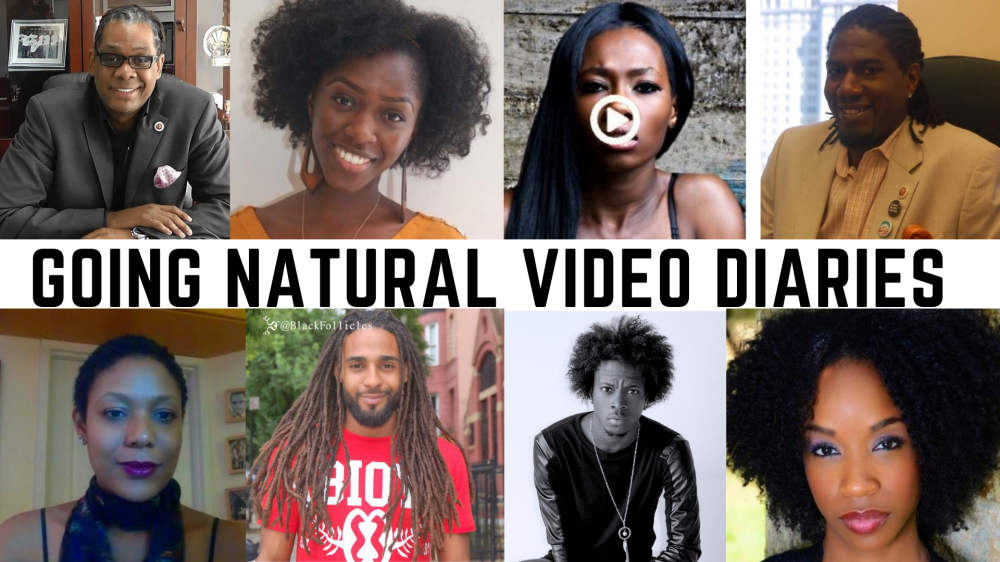 De Going-Natural Video Dagboeken; een documentaire die de beweging van natuurlijk haar in beweging brengt