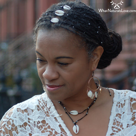 How to adorn your braidlocs with Cowrie Shells