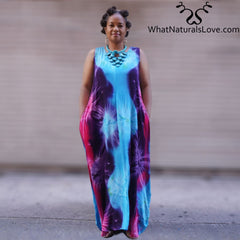 Moroccan Magic Dress Tye Dye