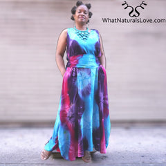 Moroccan Magic Dress Tye Dye