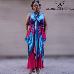 Moroccan Magic Dress Tye Dye