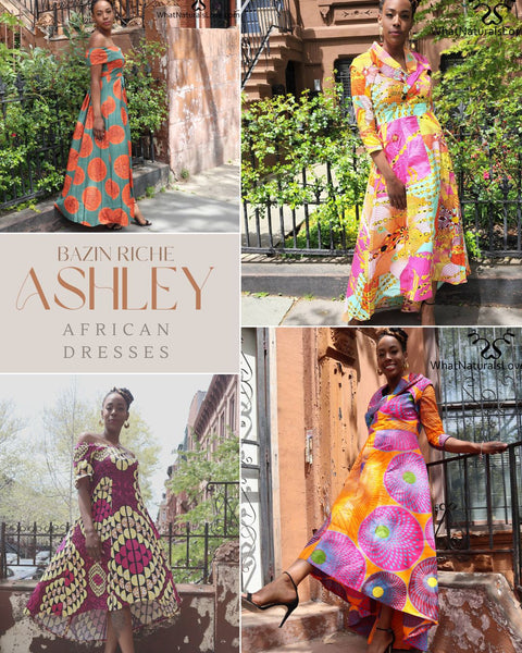 Authentieke Afrikaanse jurken bazin rijk en dashiki