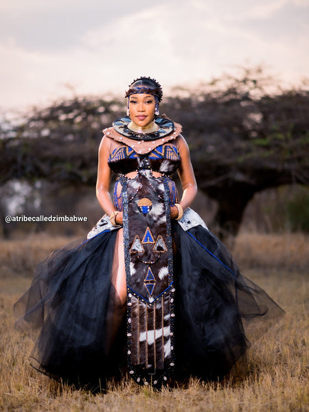 A maternity outfit that celebrates Zana 'Kay's Zimbabwean Culture