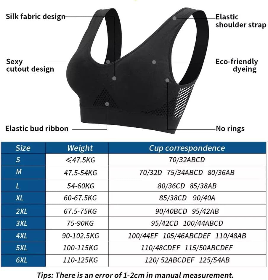 Sports Bra size chart