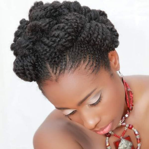 Flat Twists Natural Hair Style by Adenike