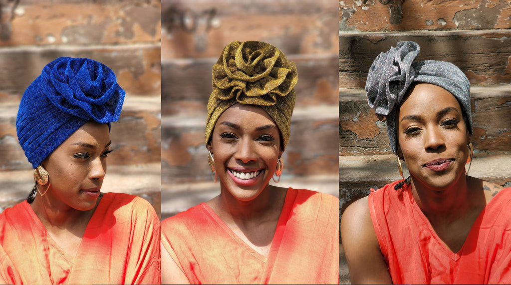 Prewrapped Turbans for locs and natural hair