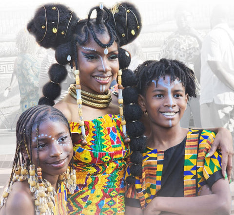 coiffures naturelles chez BAM Dance Africa