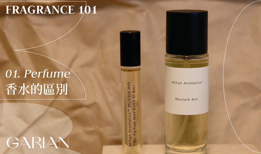 Fragrance 101 01 Perfume 香水的區別 Garian Hong Kong