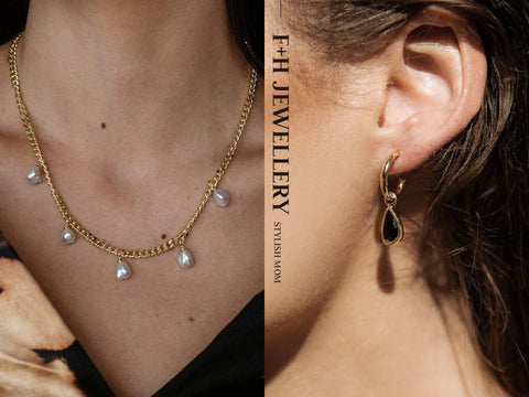 F+H Jewellery 飾品 母親節禮物 耳環 項鍊