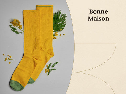 Bonne Maison 襪子 黃色