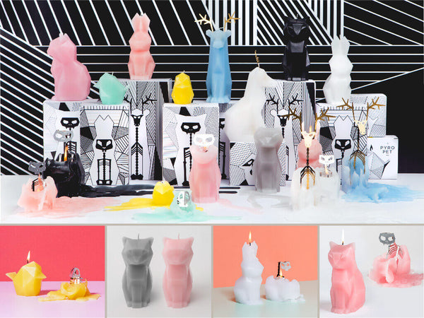 冰島設計師 PYROPET 動物造型蠟燭 家居擺設