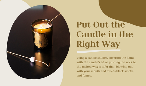 Garian Candle Care Guide Put Out Your Candle Correctly