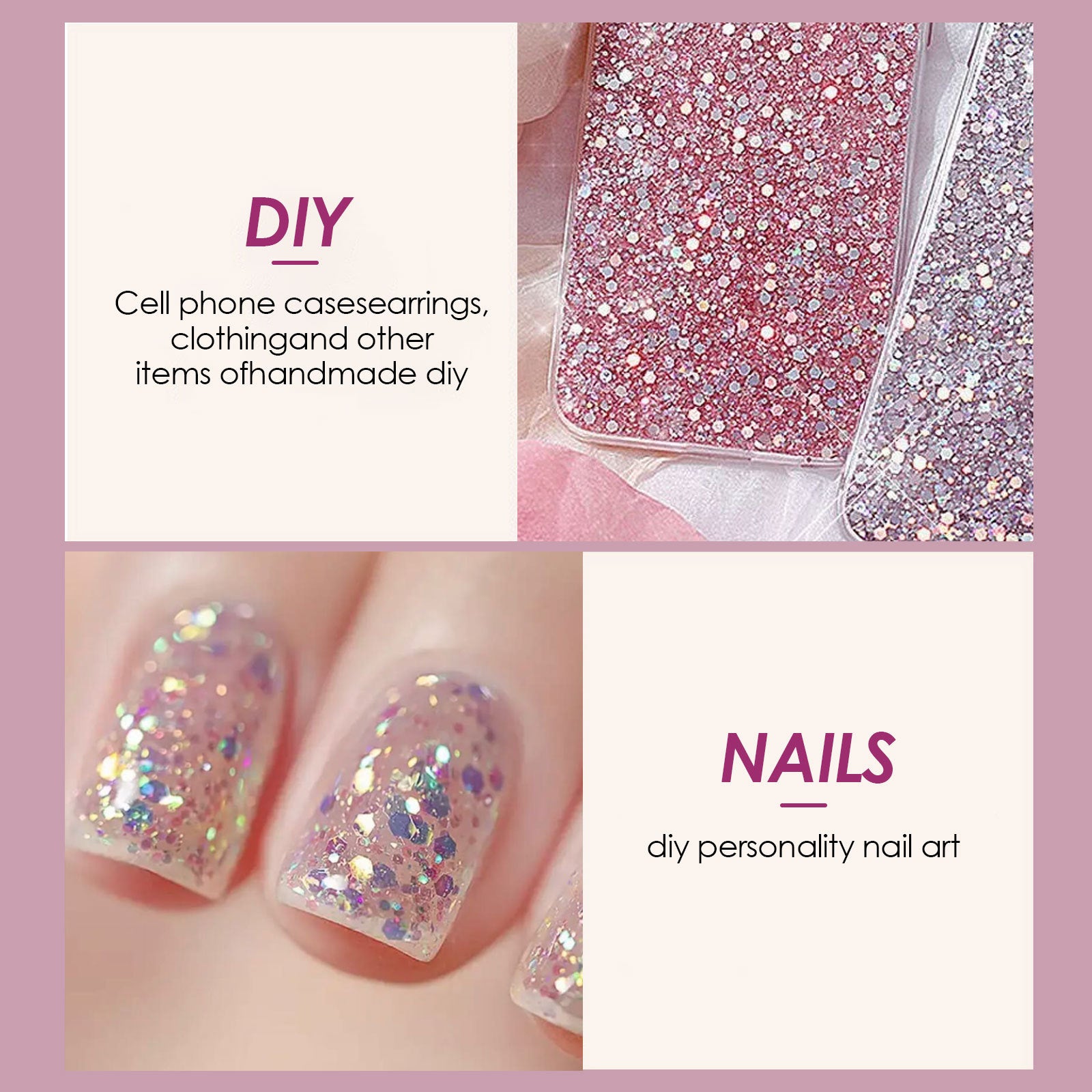 nail DIY with festival face glitter 50801100 from cuteage