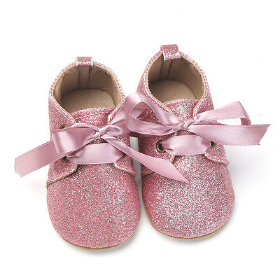 glitter baby shoes