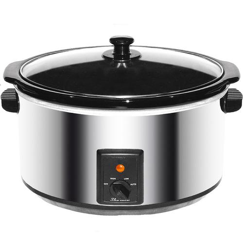 (Free Shipping) Brentwood 8.0 Quart Slow Cooker Stainless Steel - The Next Shopping Place37.com