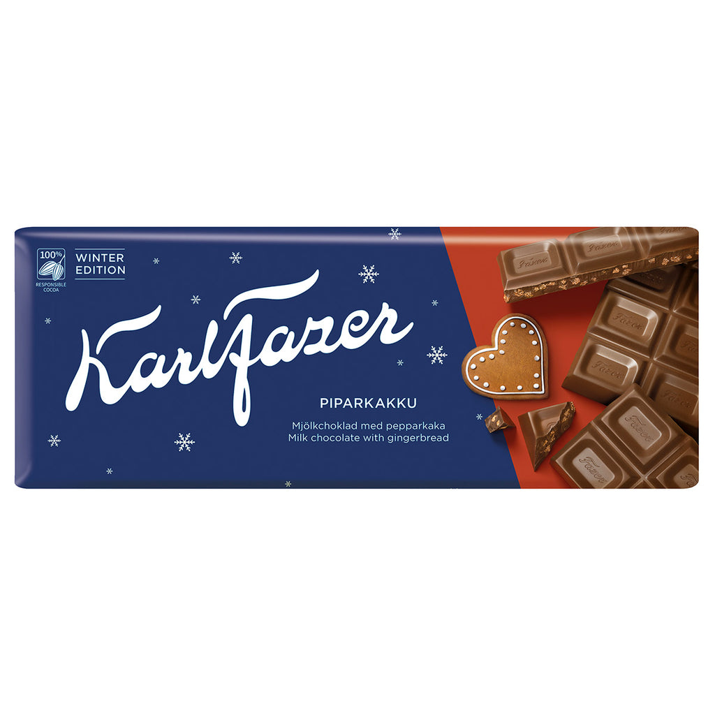 Karl Fazer Winter Edition Piparkakku suklaalevy 200g - Fazer Store