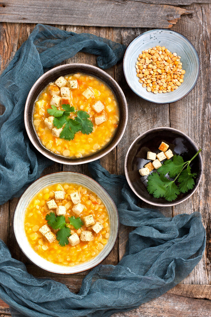 split pea collagen curry