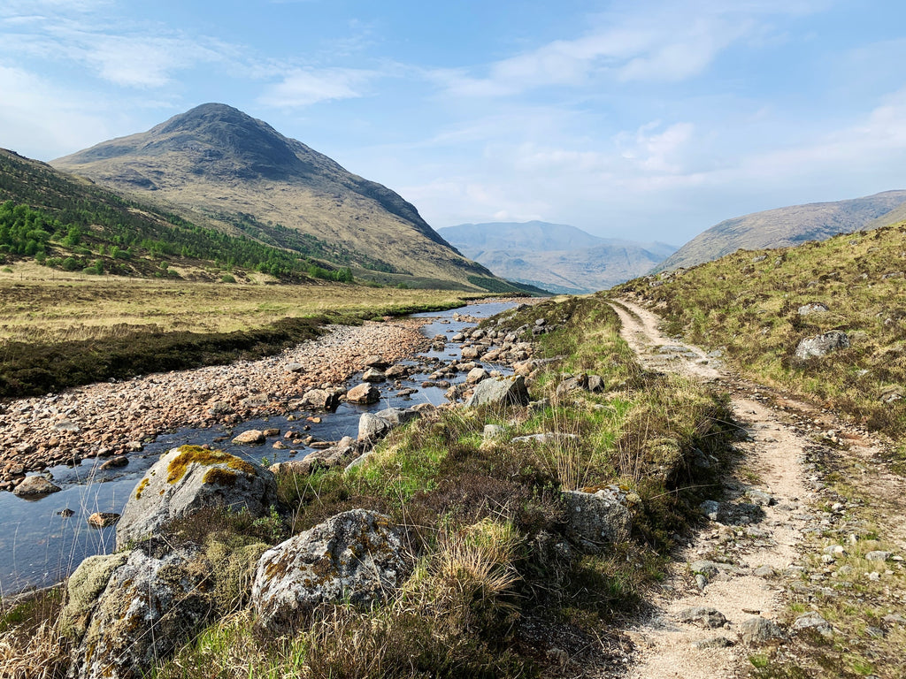 Glen Kinglass, Black Mount Traverse hike, West Highlands, Scotland