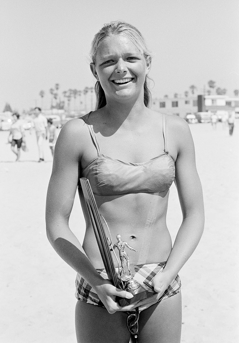 World champion Joyce Hoffman graced the cover of Life and the pages of Vogue as one of surfing’s early stars. (Photo: Ron Church, She Surf)