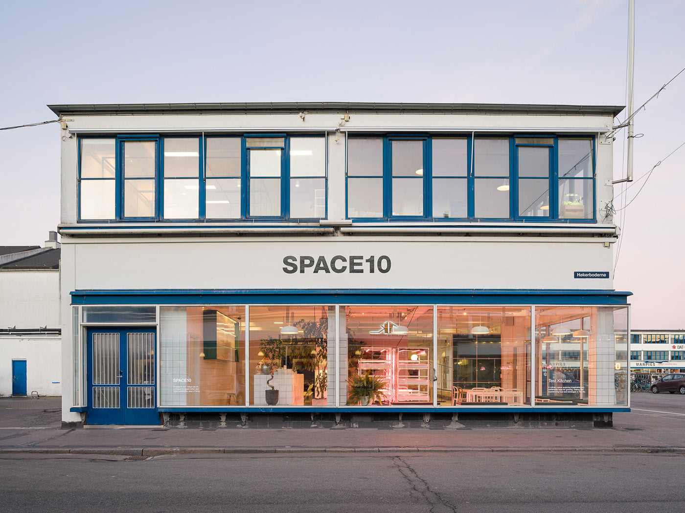 The facade of Space10