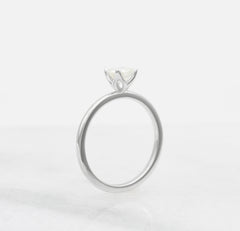 White gold diamond engagement ring