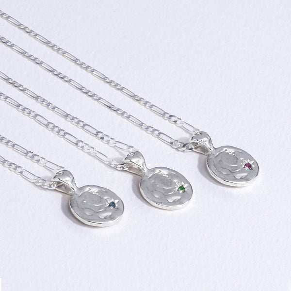 Silver Baby Apple of My Eye Necklace