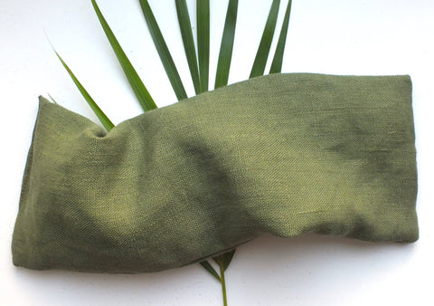 Sustainable cherry stone cushion made from hemp