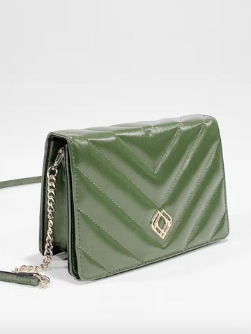 Cactus leather handbag in green from Trashious