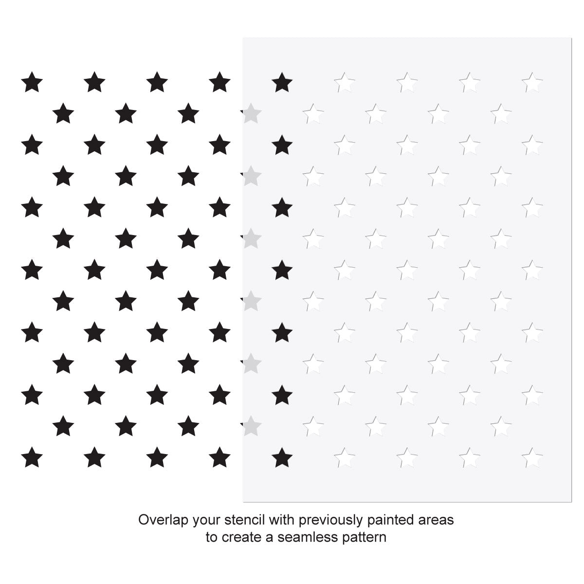 Mini Polka Dot Stencil - Dot Pattern Craft Template | CraftStar