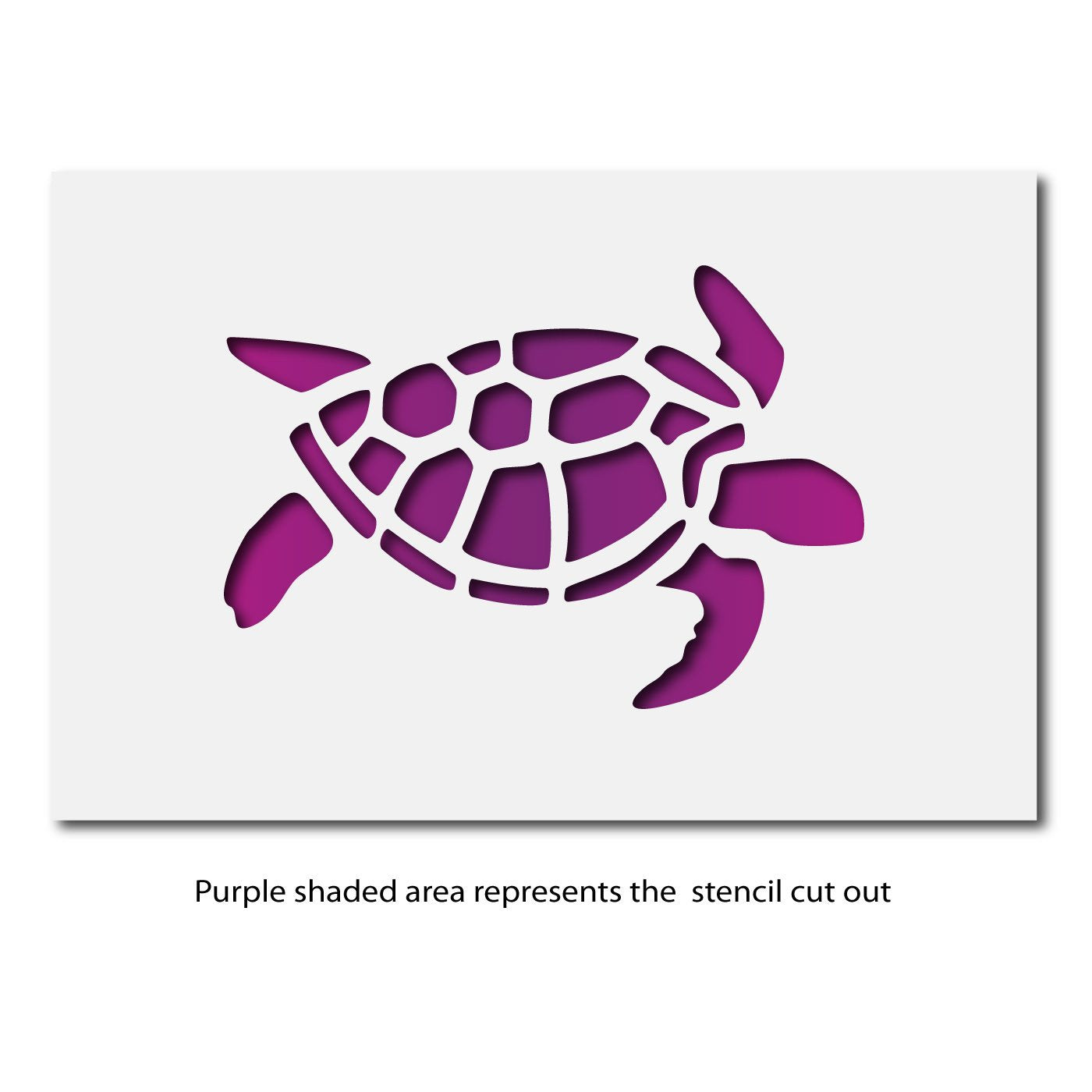 Turtle Stencil Nautical Theme Craft Template CraftStar