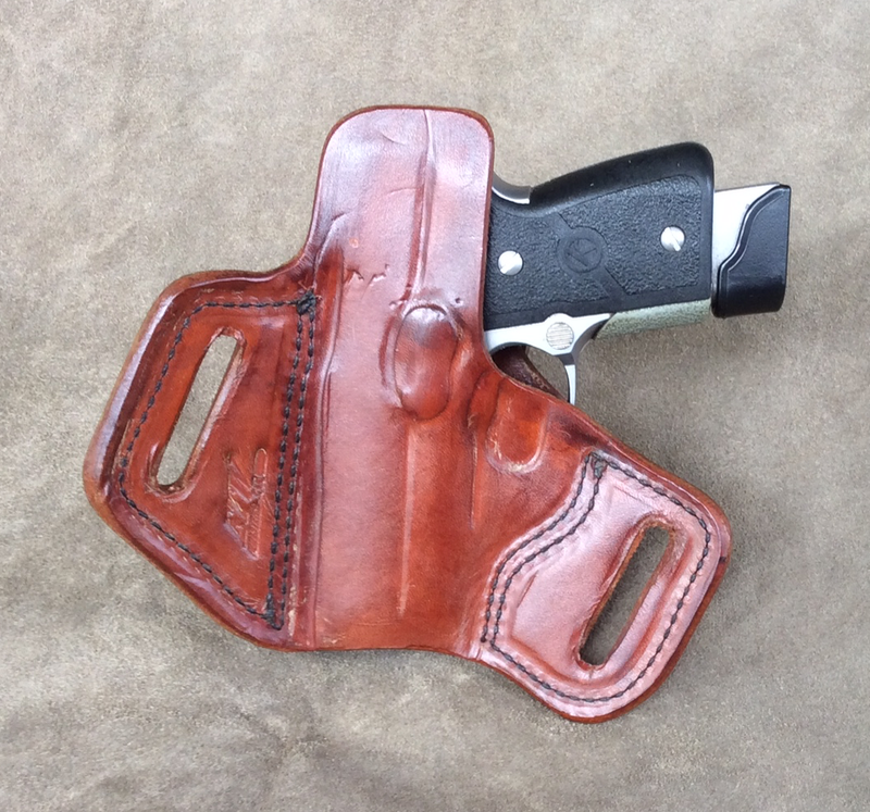 KAHR MK 9 OWB Leather Pancake Custom Holster – ETW Holsters