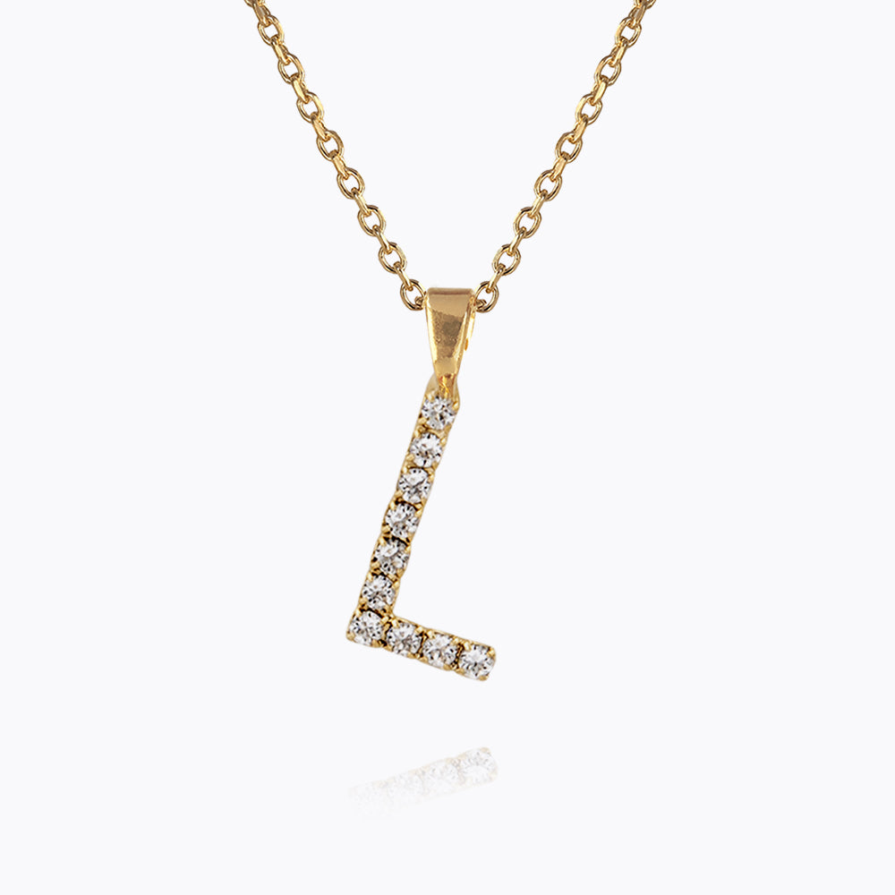 gold l pendant