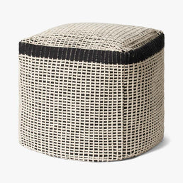 Soft Royal Indoor/Outdoor Pouf - Zipper Cover with Luxury Polyfil Stuffing