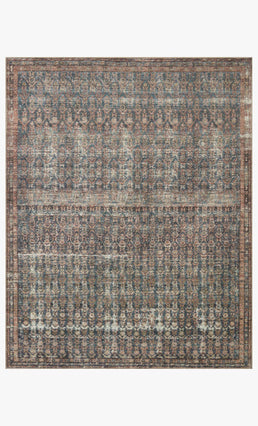 Loloi Amber Lewis x Loloi Morgan Collection MOG-03 Denim / Multi 2' x  3'-6, 0.38 Accent Rug