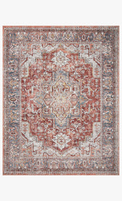 Rugs America Estelle grey Ivory 4x5 Rug at